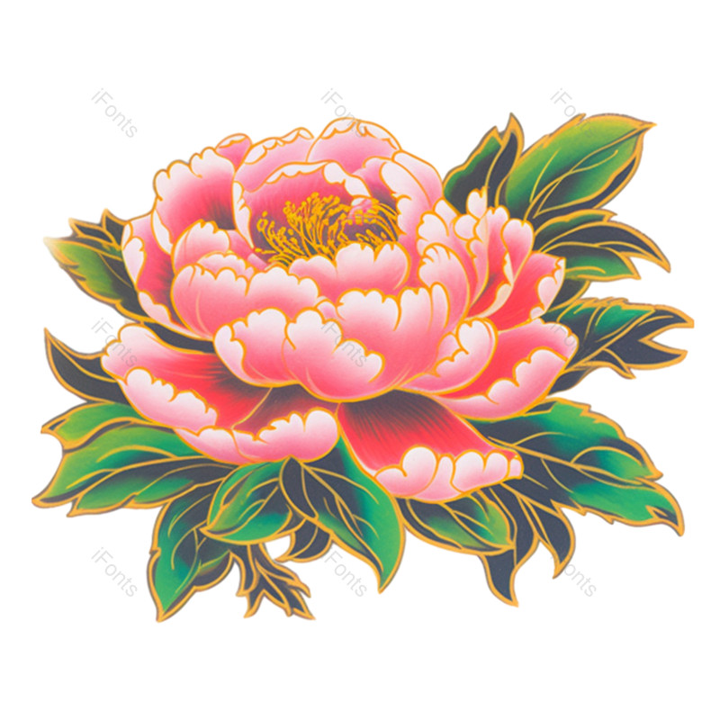 鲜花背景图片,鲜花边框元素,PNG,免抠素材